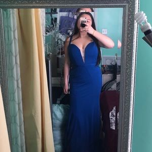 Royal Blue Prom dress